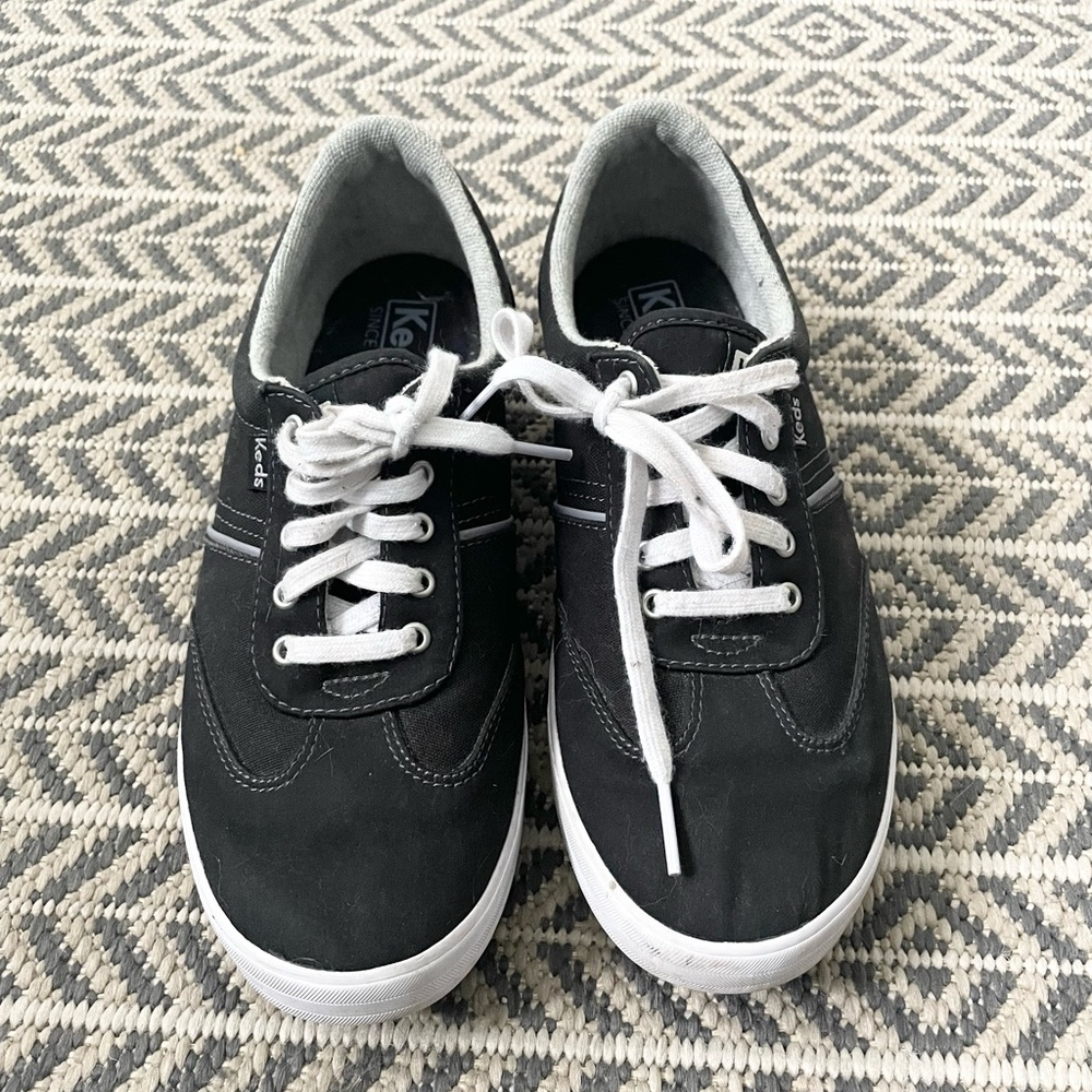 Keds Black Orhtolite Low Top Lace Up Sneakers Size 7.5